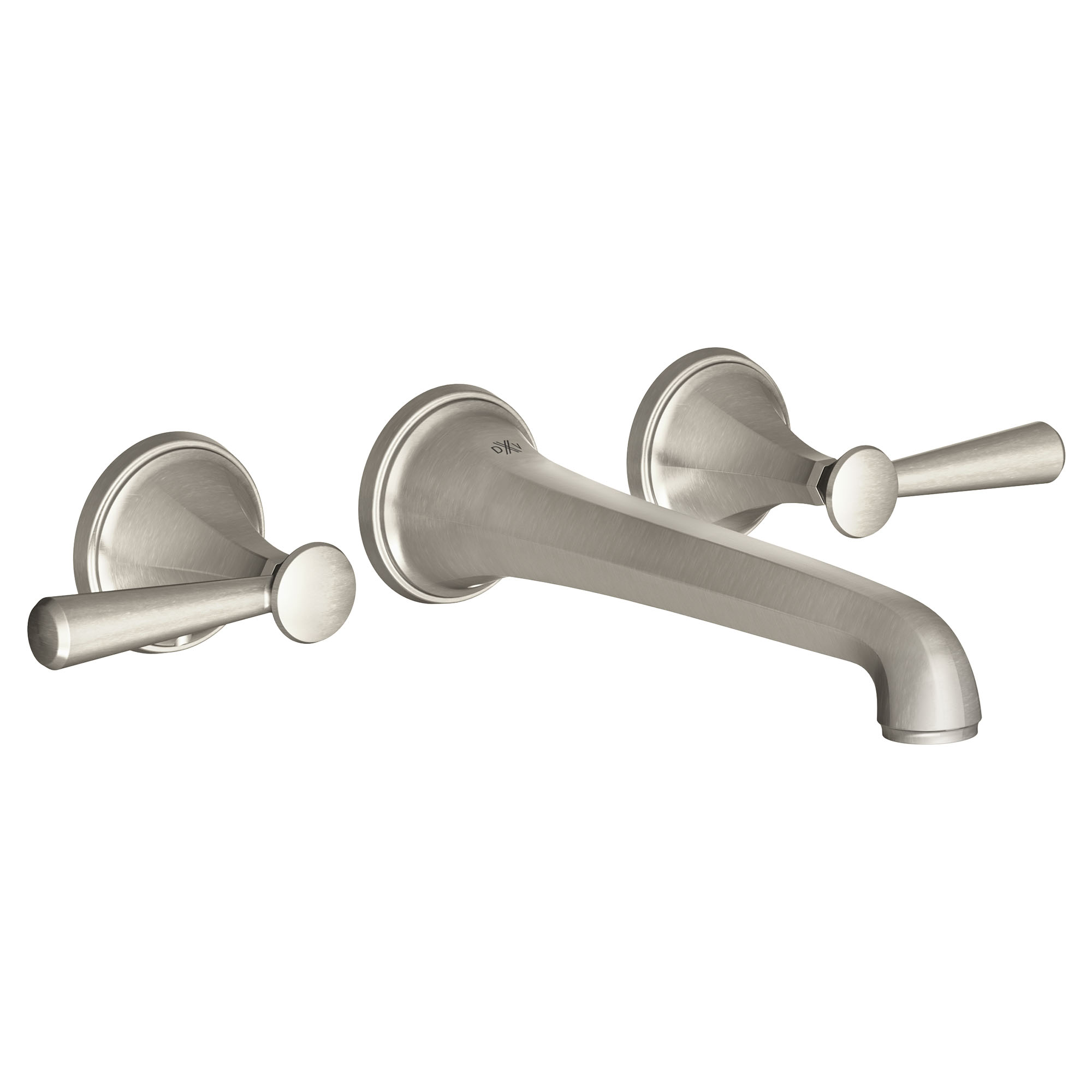 Fitzgerald 2-Handle Wall Mount Widespread Bathroom Faucet with Lever Handles